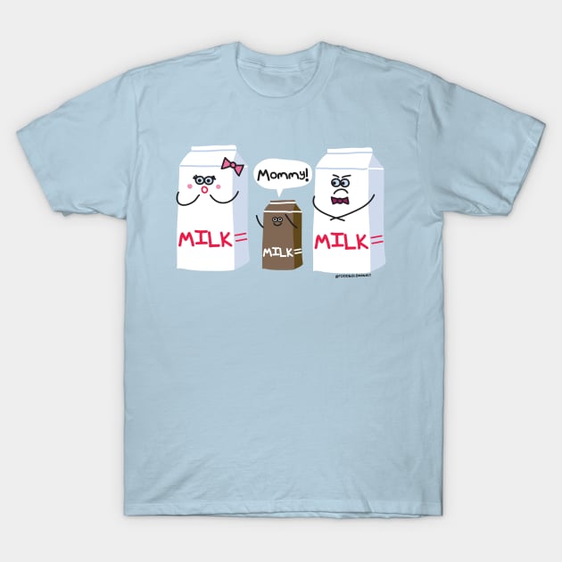 CHOCOLATE MILK T-Shirt by toddgoldmanart